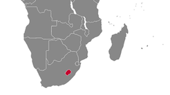 Lesotho Country Map