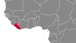 Liberia Country Map