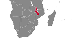 Malawi Country Map