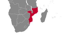 Mozambique Country Map