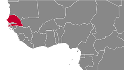 Senegal Country Map