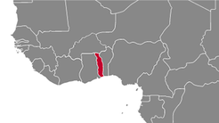 Togo Country Map