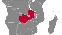 Zambia Country Map