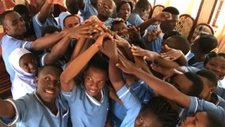 Midwifery students in Tanzania.
