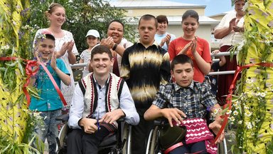 Phoenix Centre playground opening which was funded through the Small Project Assistance grant