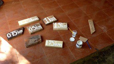 Distance markers
