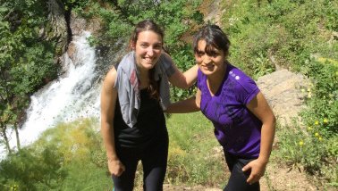 A friend and I on an adventure!