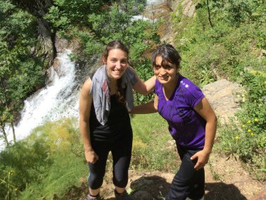A friend and I on an adventure!
