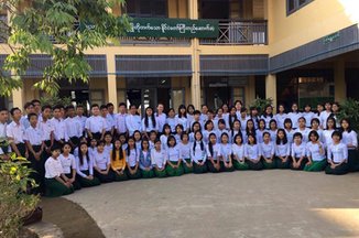 Students at Response Volunteer Lainey Heyl's school.