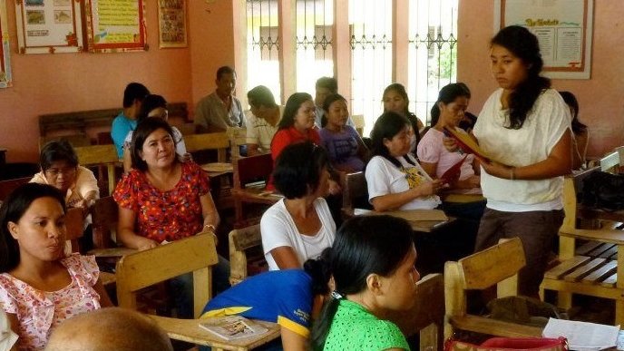 Jessica Miguel trained teachers in new educational techniques.