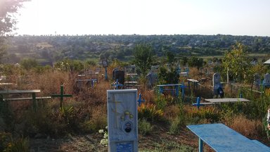 Cemetery in Moldova