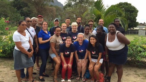 I joined Peace Corps volunteers and staff from our region to assist a volunteer with her school's library rejuvenation.