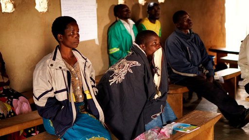 Women of the VHC listening intently