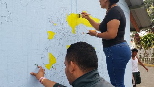 Painting World Map Project