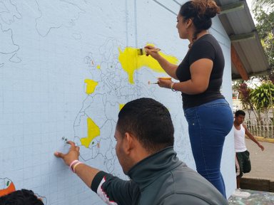 Painting World Map Project