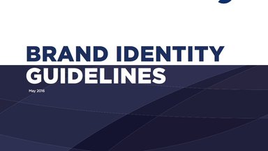 Brand identity guidelines cover