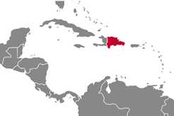 Dominican Republic country map