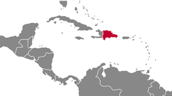 Dominican Republic country map