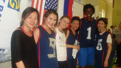 Eva Riddick basketball team