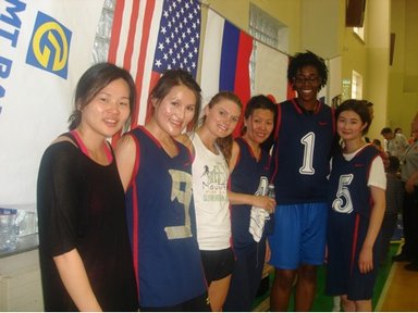 Eva Riddick basketball team