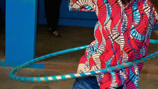 Hula hooping for HIV awareness