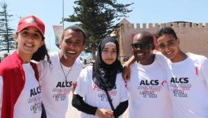James with a few HIV/AIDS prevention peer educators