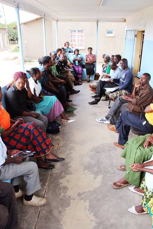 Meeting about building plans, contracts and funds.