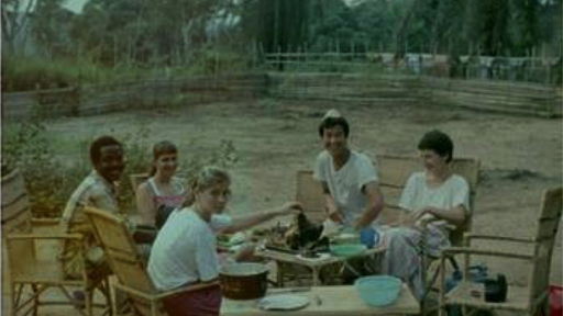 Dr. Theresa Good (far right) with other RPCVs in Zaire