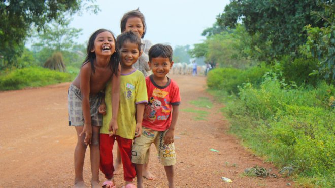 Cambodia smile