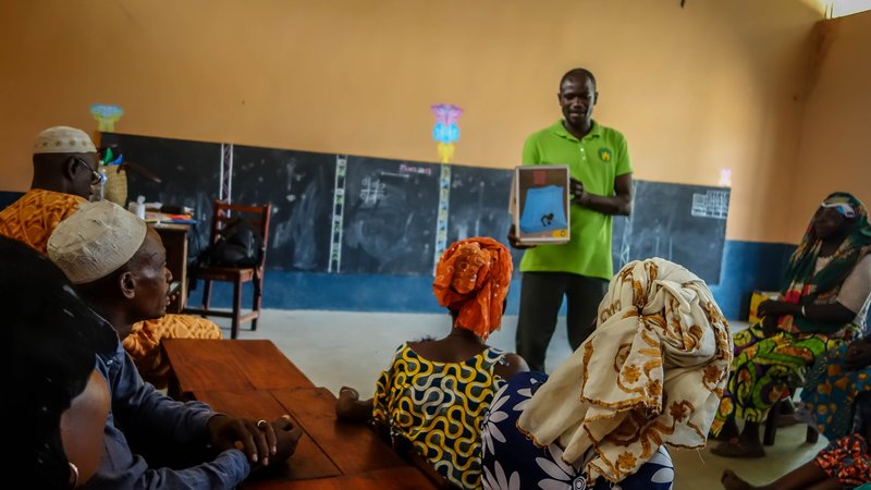 Malaria Sensibilisation, Nursery School, Northern Benin