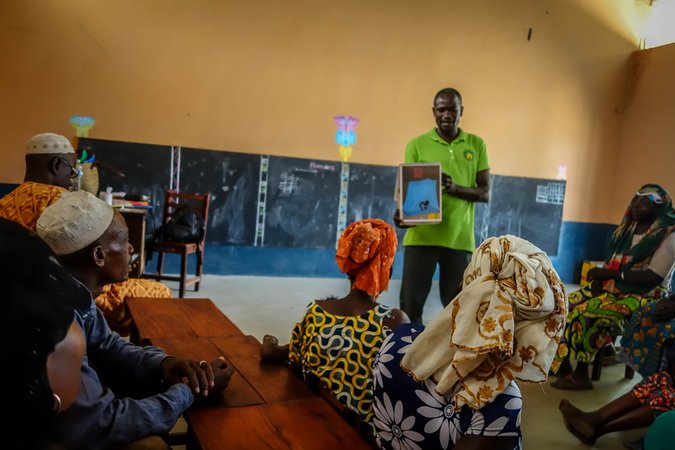 Malaria Sensibilisation, Nursery School, Northern Benin