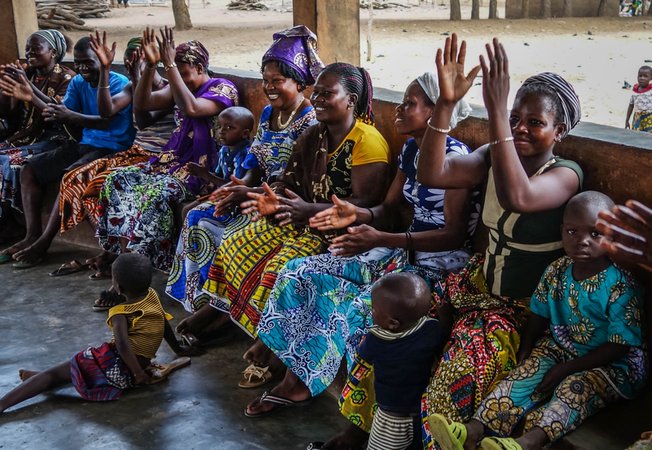 Parent Meeting, Northern Benin