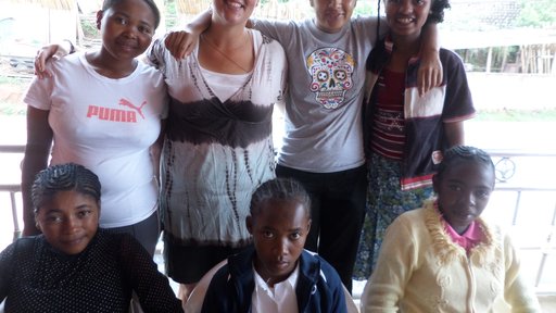All the girls from my village for our GLOW camp.