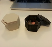 Hex Box with lid