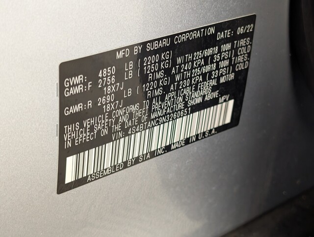 used 2022 Subaru Outback car, priced at $26,000