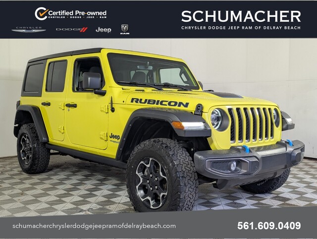 used 2022 Jeep WRANGLER 4XE car, priced at $33,500