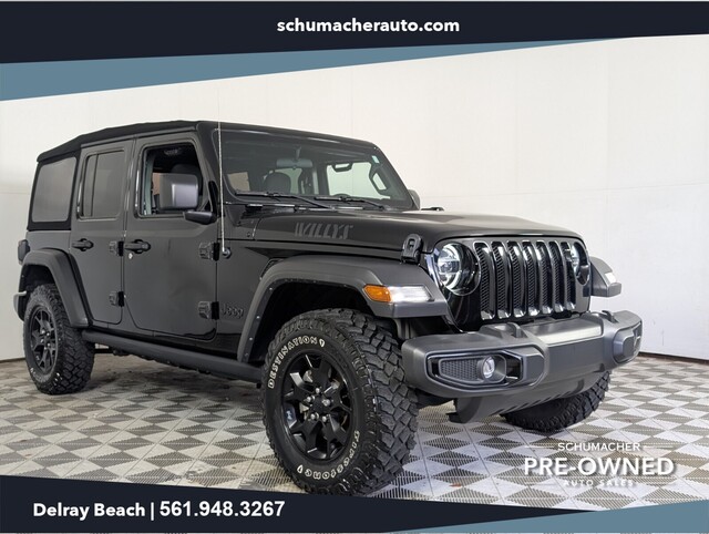 used 2022 Jeep Wrangler car, priced at $33,000