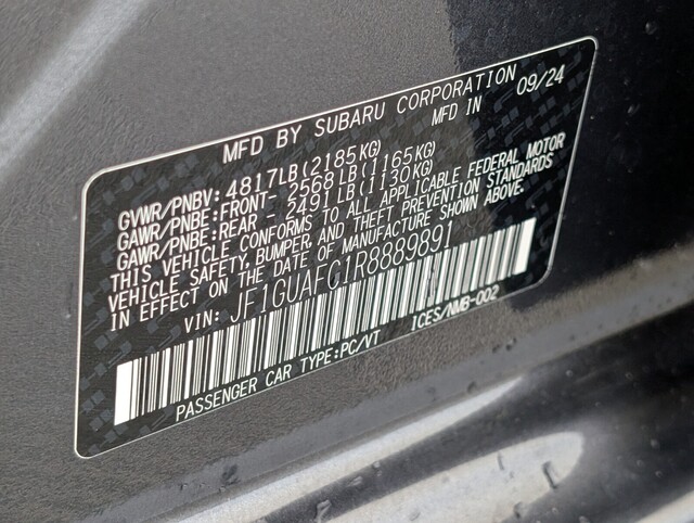 used 2024 Subaru Impreza car, priced at $26,000