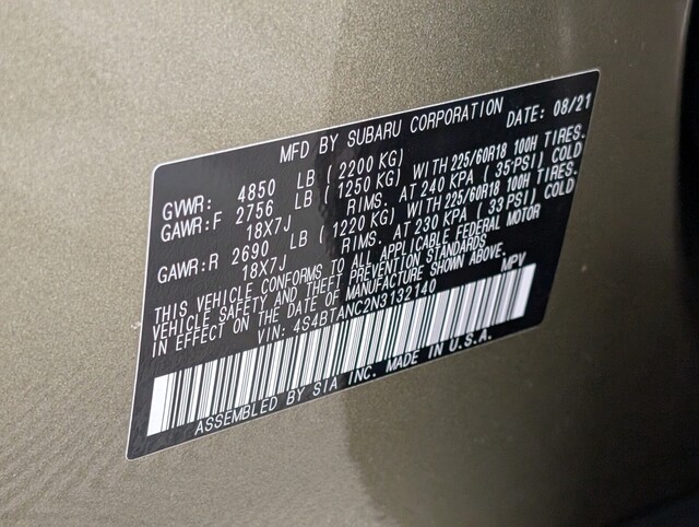 used 2022 Subaru Outback car, priced at $25,000