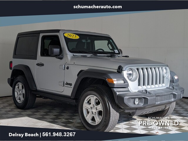 used 2023 Jeep Wrangler car, priced at $28,000