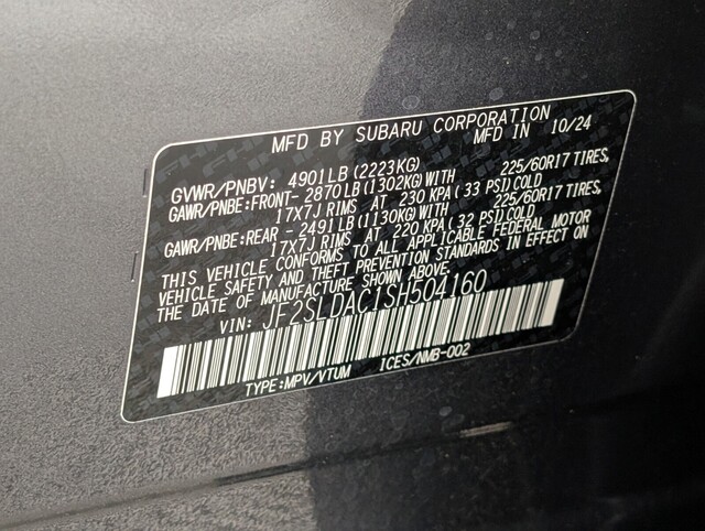 used 2025 Subaru Forester car, priced at $27,800