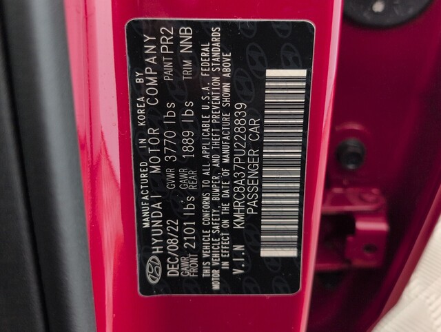 used 2023 Hyundai Venue car, priced at $18,500