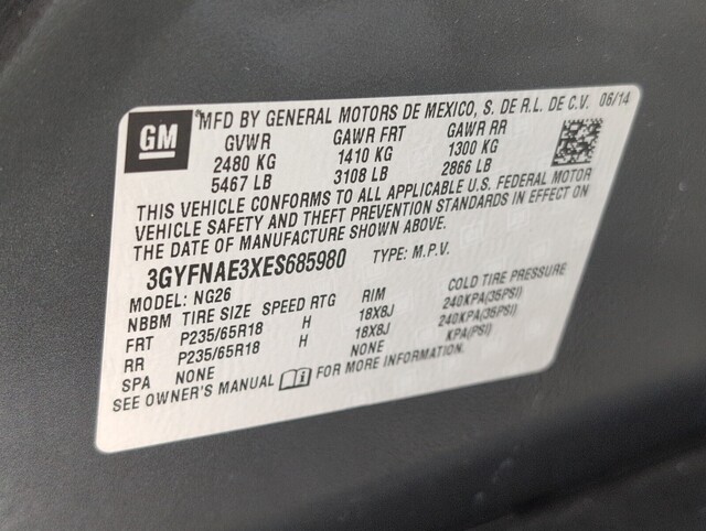 used 2014 Cadillac SRX car, priced at $9,998