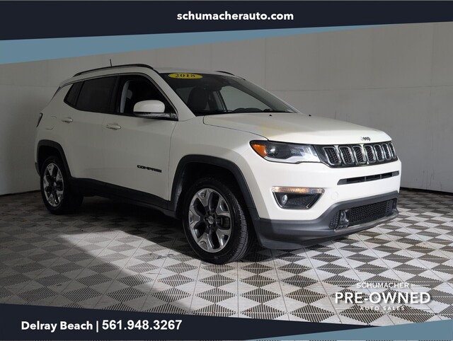 used 2018 Jeep Compass car, priced at $13,900