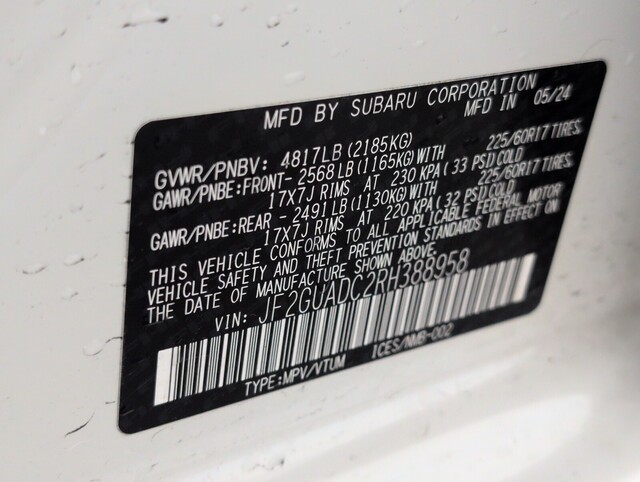 used 2024 Subaru XV Crosstrek car, priced at $25,998