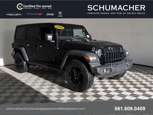 used 2023 Jeep Wrangler car, priced at $34,998