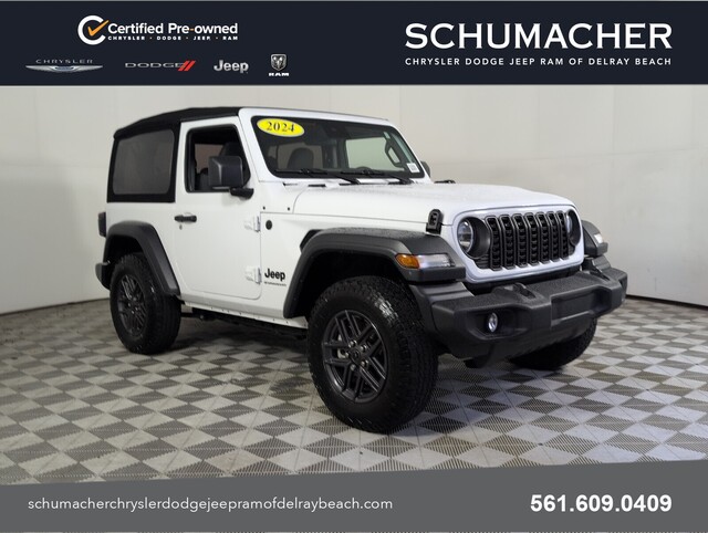 used 2024 Jeep Wrangler car, priced at $29,500