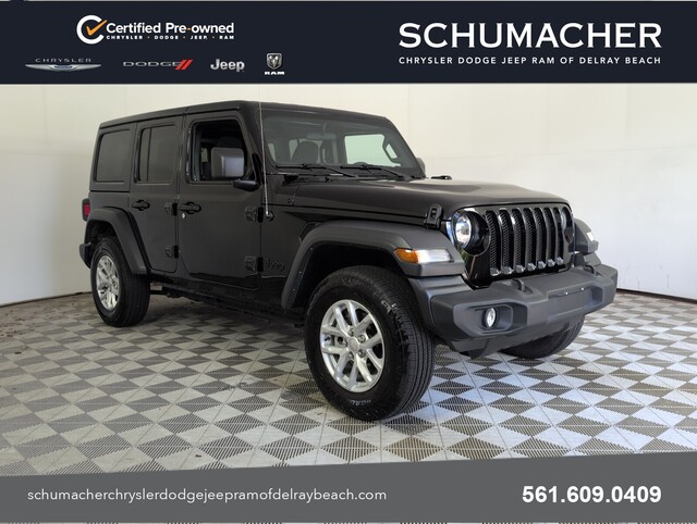 used 2023 Jeep Wrangler car, priced at $28,500