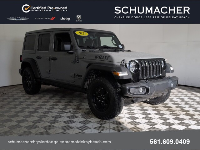 used 2021 Jeep Wrangler car, priced at $29,998