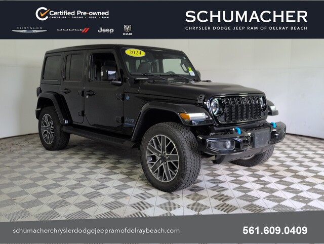 used 2024 Jeep WRANGLER 4XE car, priced at $48,988